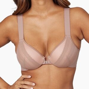 SPANX Bra-llelujah!® Illusion-Lace Full Coverage Bra NWT in Vintage Rose